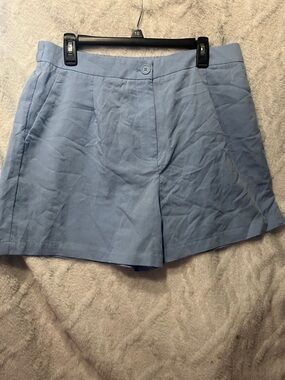 Tailored Light Blue Women's Bermuda Shorts